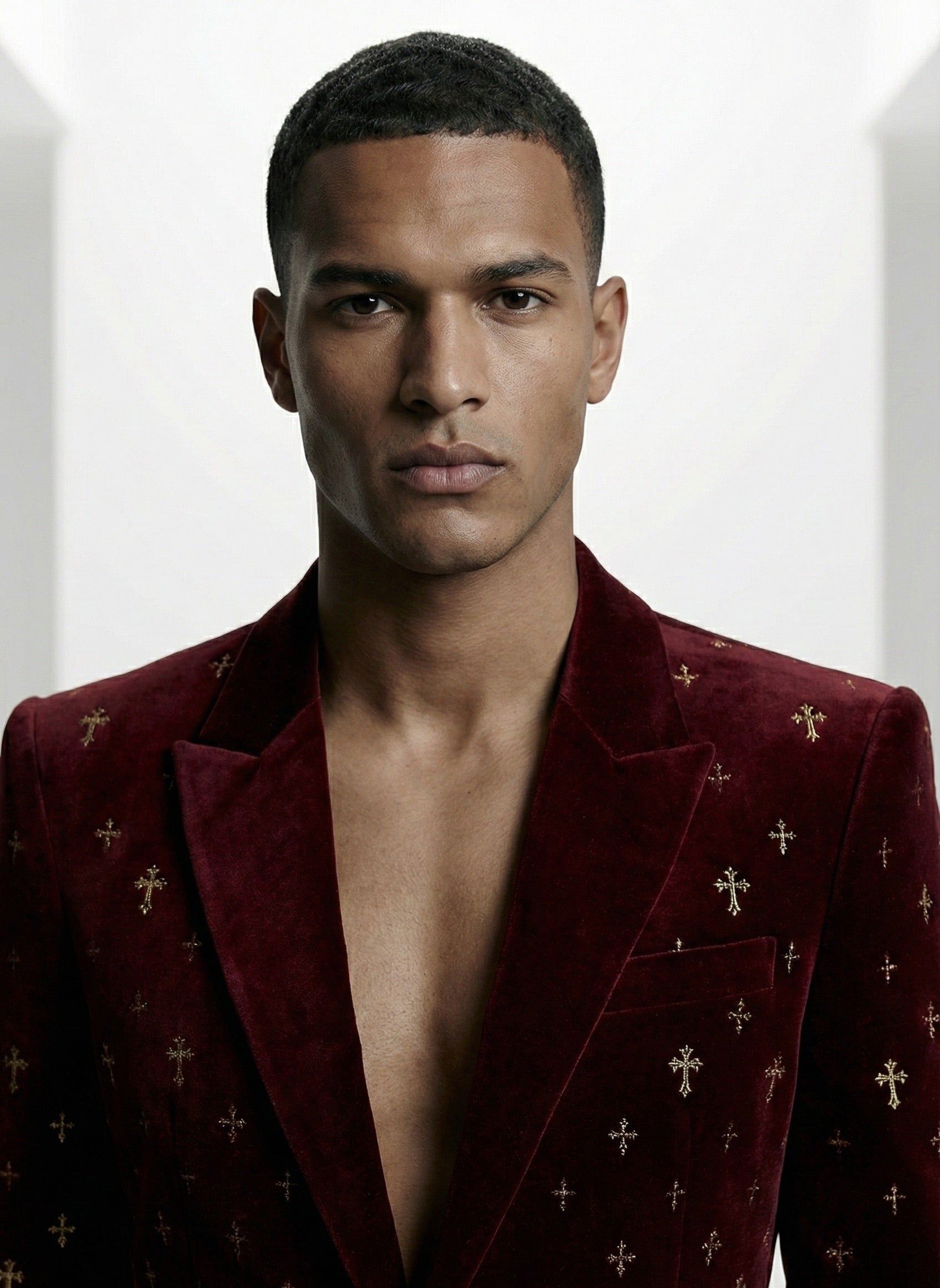 The Imperial Cross Velvet Blazer
