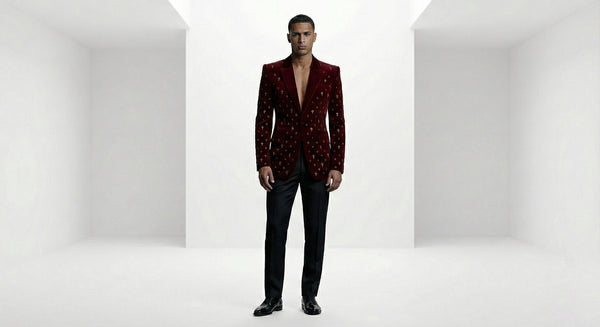 The Imperial Cross Velvet Blazer